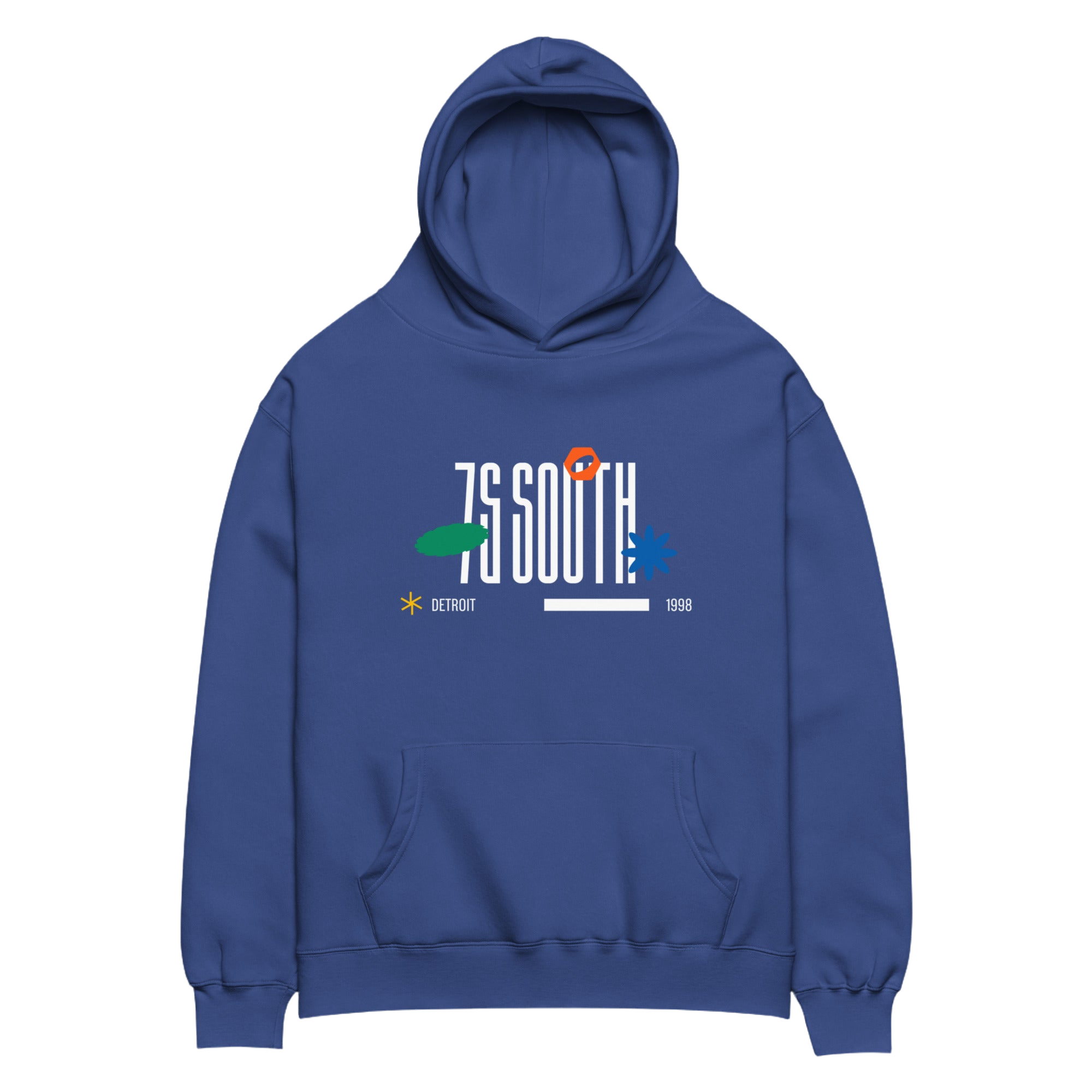 75 South Paint Splash Unisex oversized hoodie