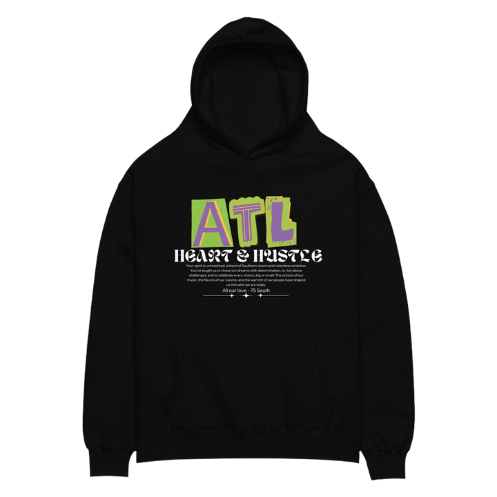 Atlanta Heart & Hustle Unisex oversized hoodie