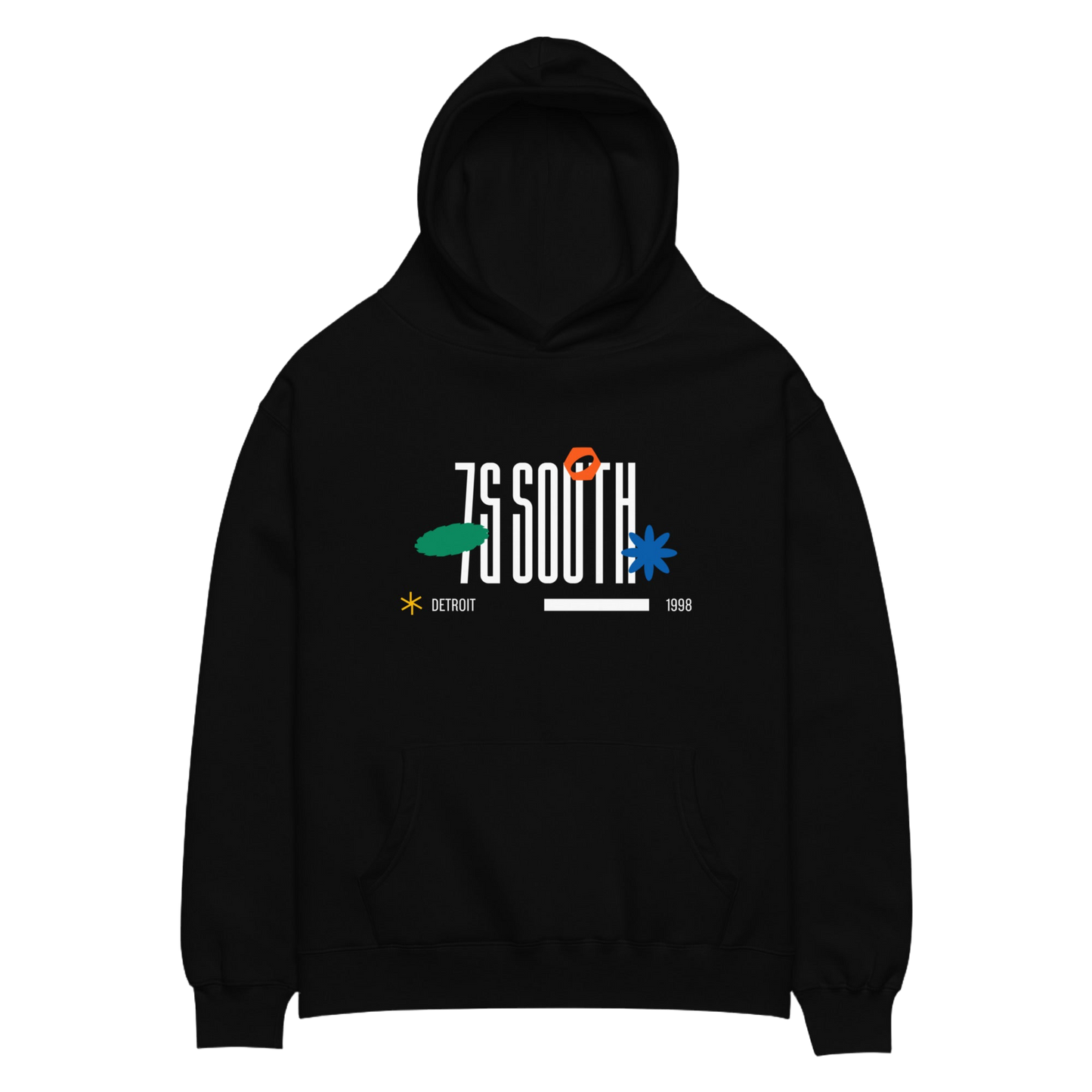 75 South Paint Splash Unisex oversized hoodie