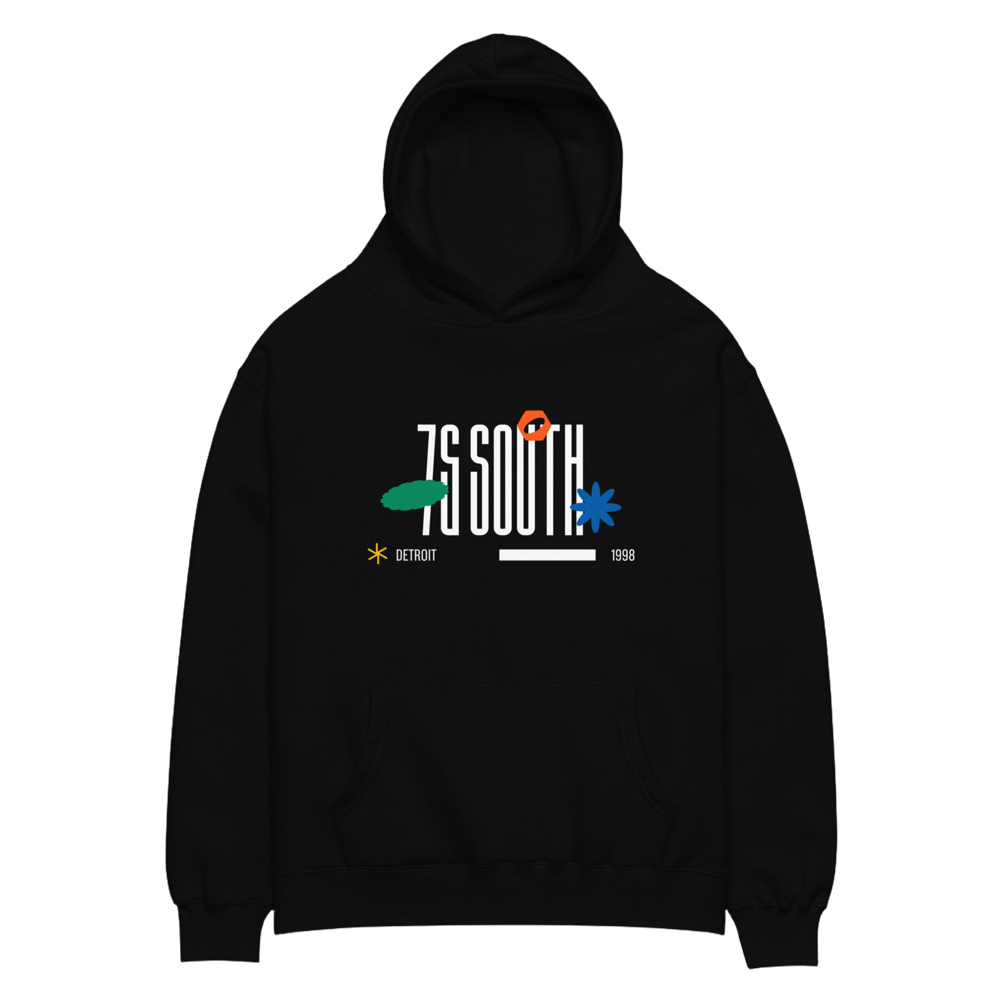 75 South Paint Splash Unisex oversized hoodie