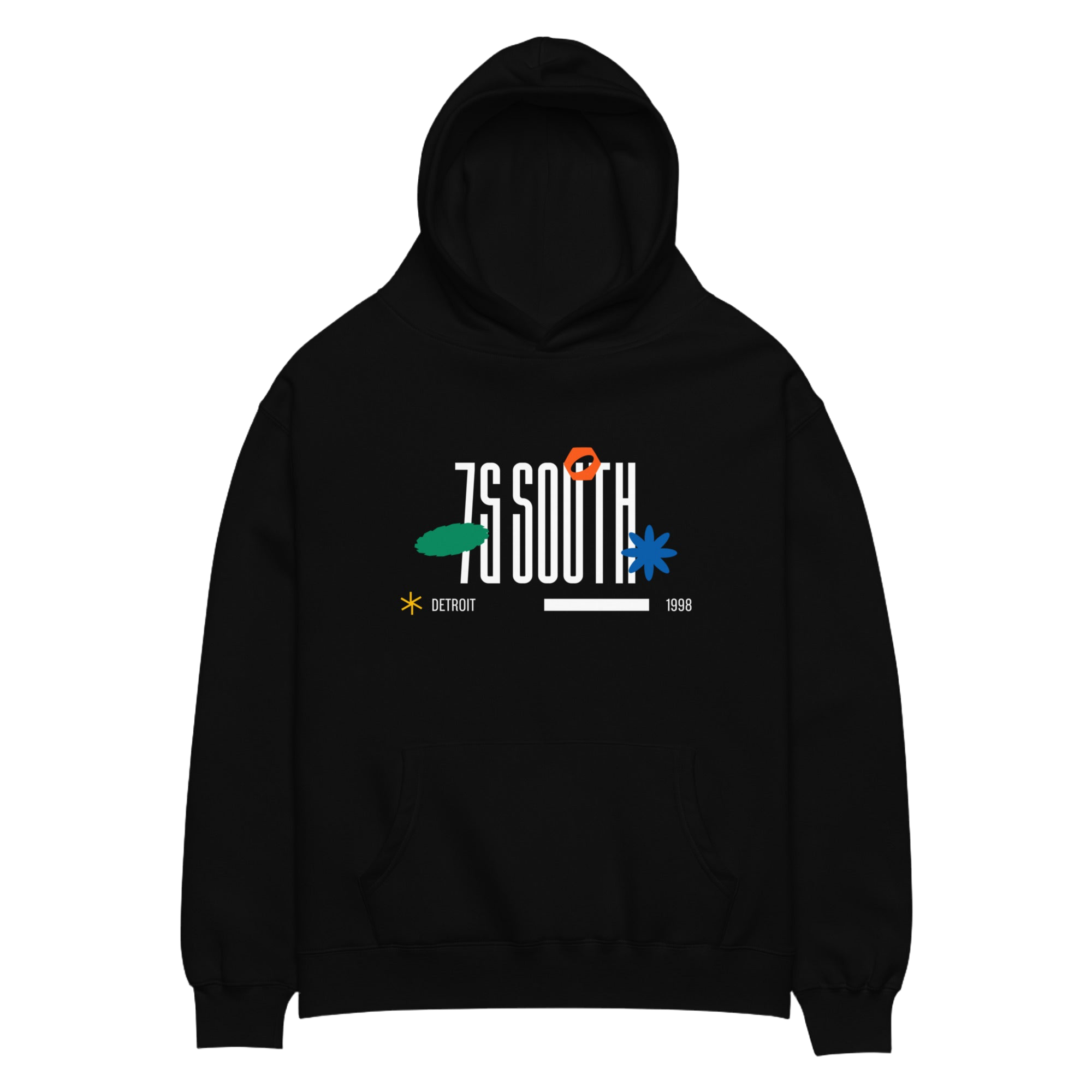 75 South Paint Splash Unisex oversized hoodie