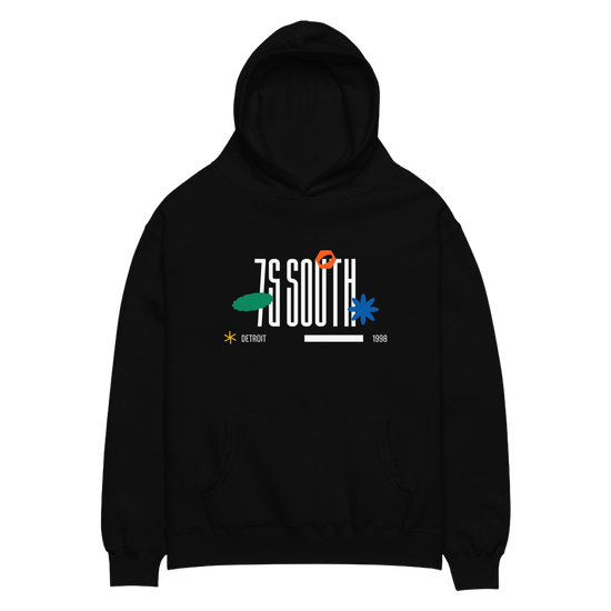 75 South Paint Splash Unisex oversized hoodie