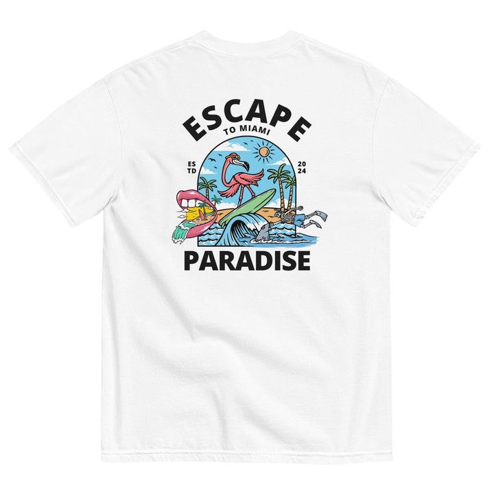 Escape to Miami Paradise Unisex t-shirt