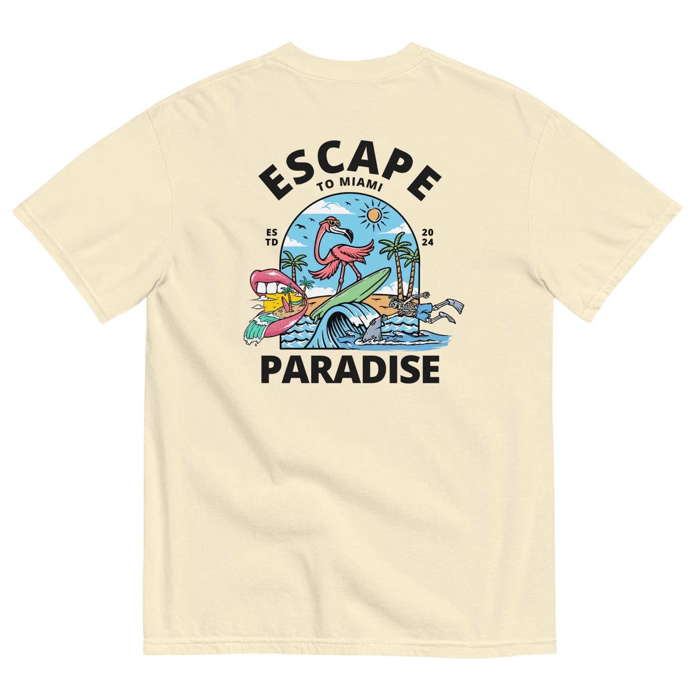 Escape to Miami Paradise Unisex t-shirt