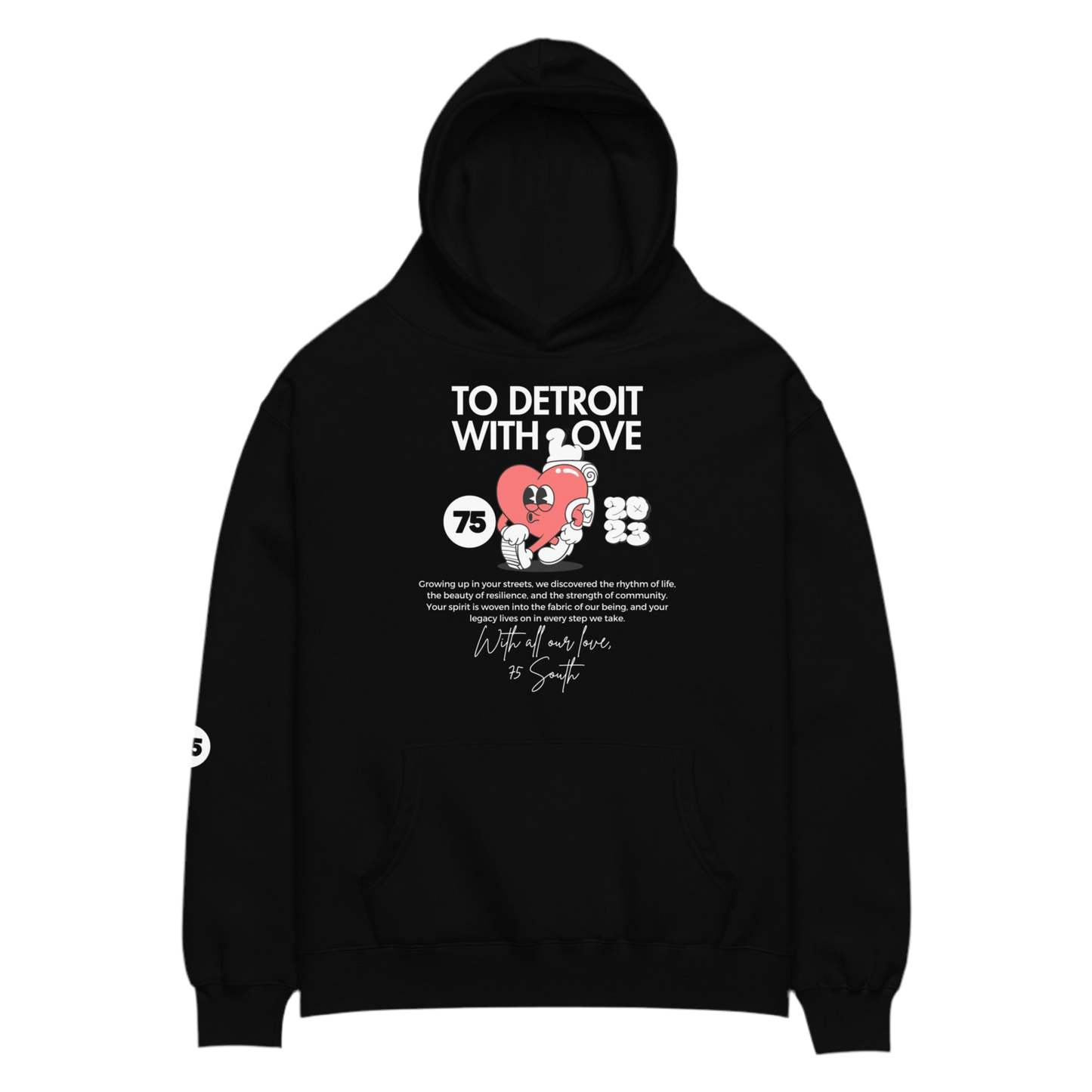 With All Our Love EST. 2023 Unisex oversized hoodie