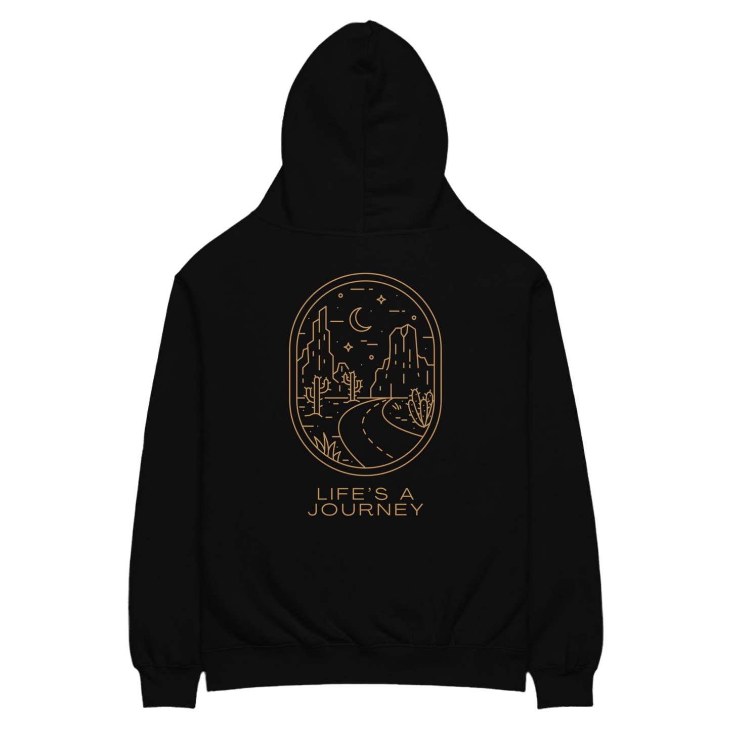 LIFE'S A JOURNEY Unisex oversized hoodie