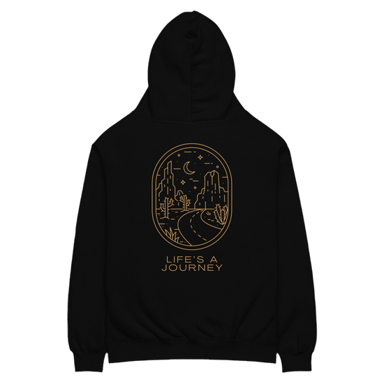 LIFE'S A JOURNEY Unisex oversized hoodie