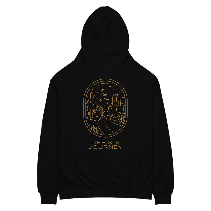 LIFE'S A JOURNEY Unisex oversized hoodie