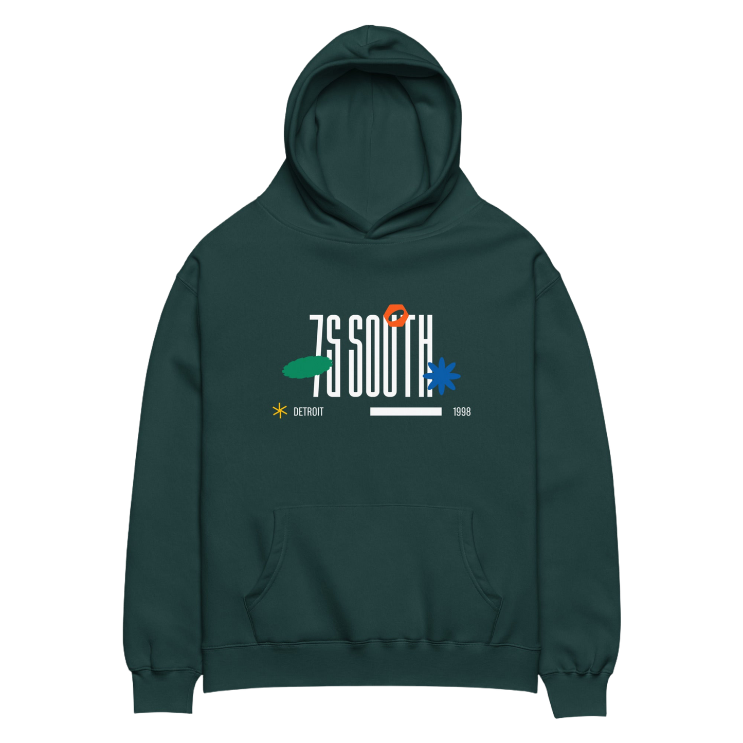 75 South Paint Splash Unisex oversized hoodie