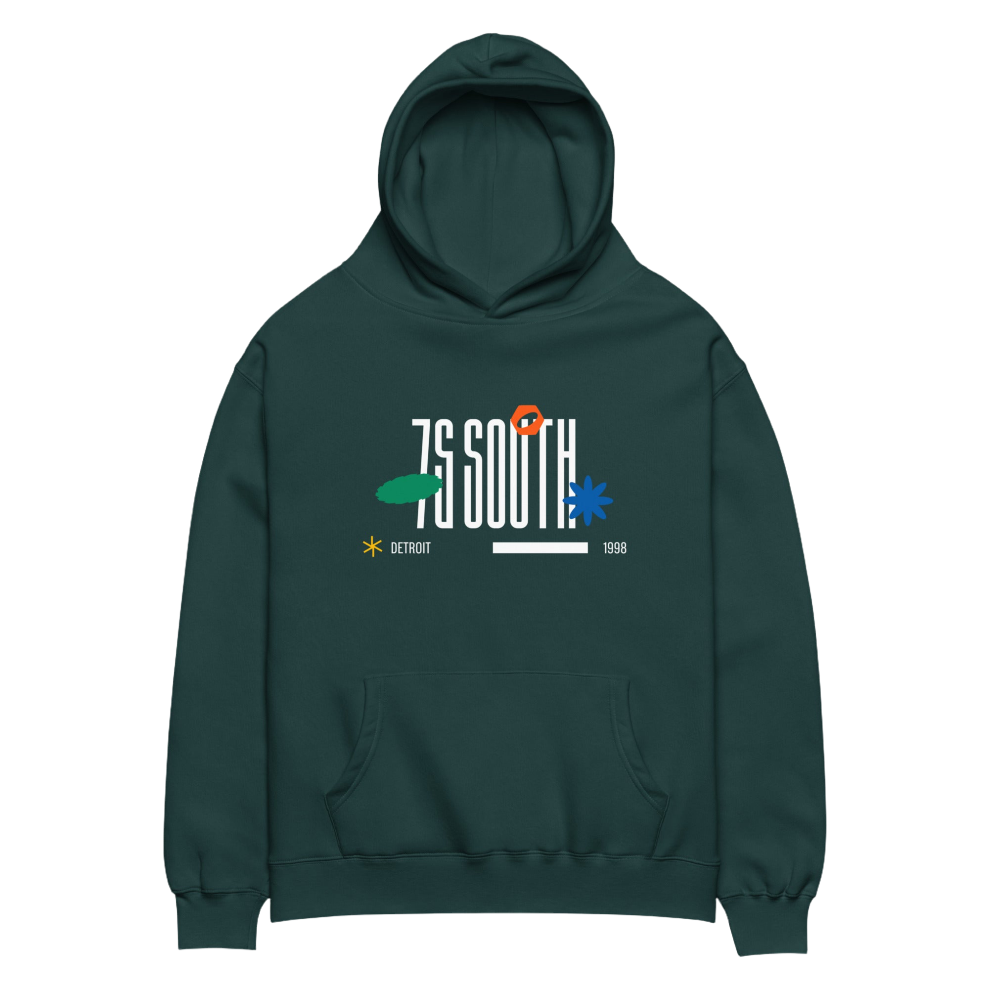 75 South Paint Splash Unisex oversized hoodie