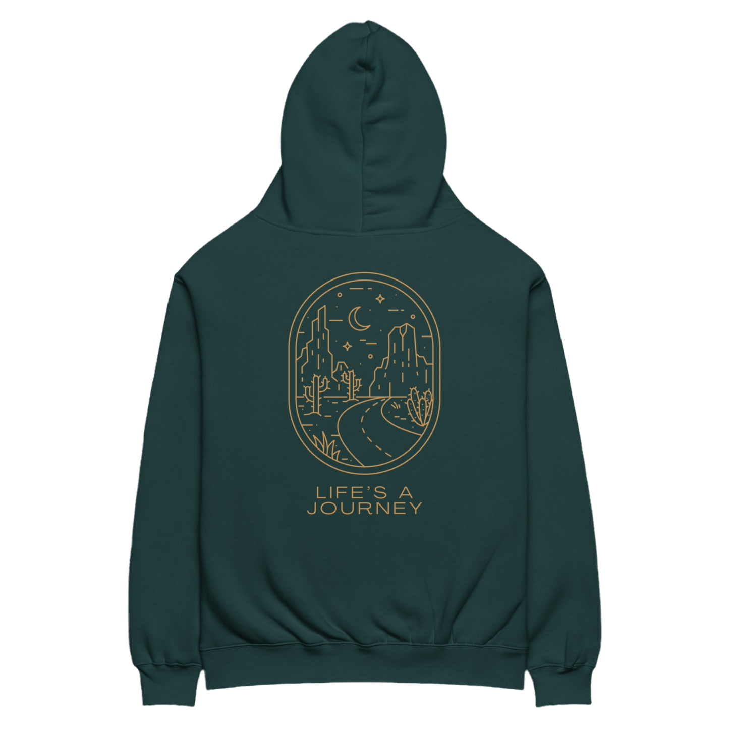 LIFE'S A JOURNEY Unisex oversized hoodie