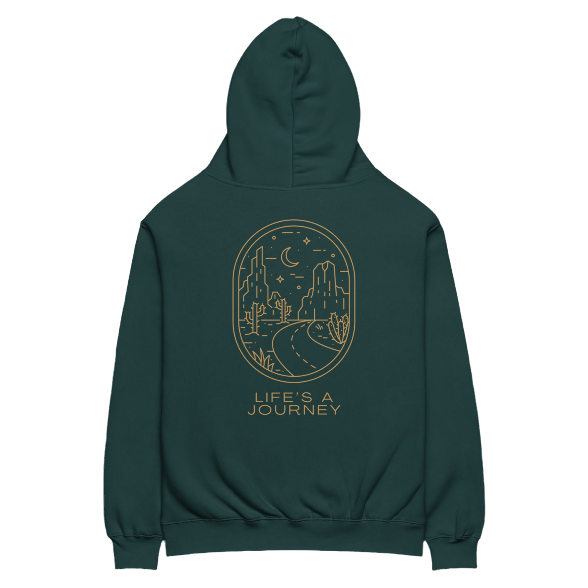 LIFE'S A JOURNEY Unisex oversized hoodie