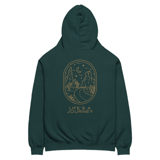 LIFE'S A JOURNEY Unisex oversized hoodie