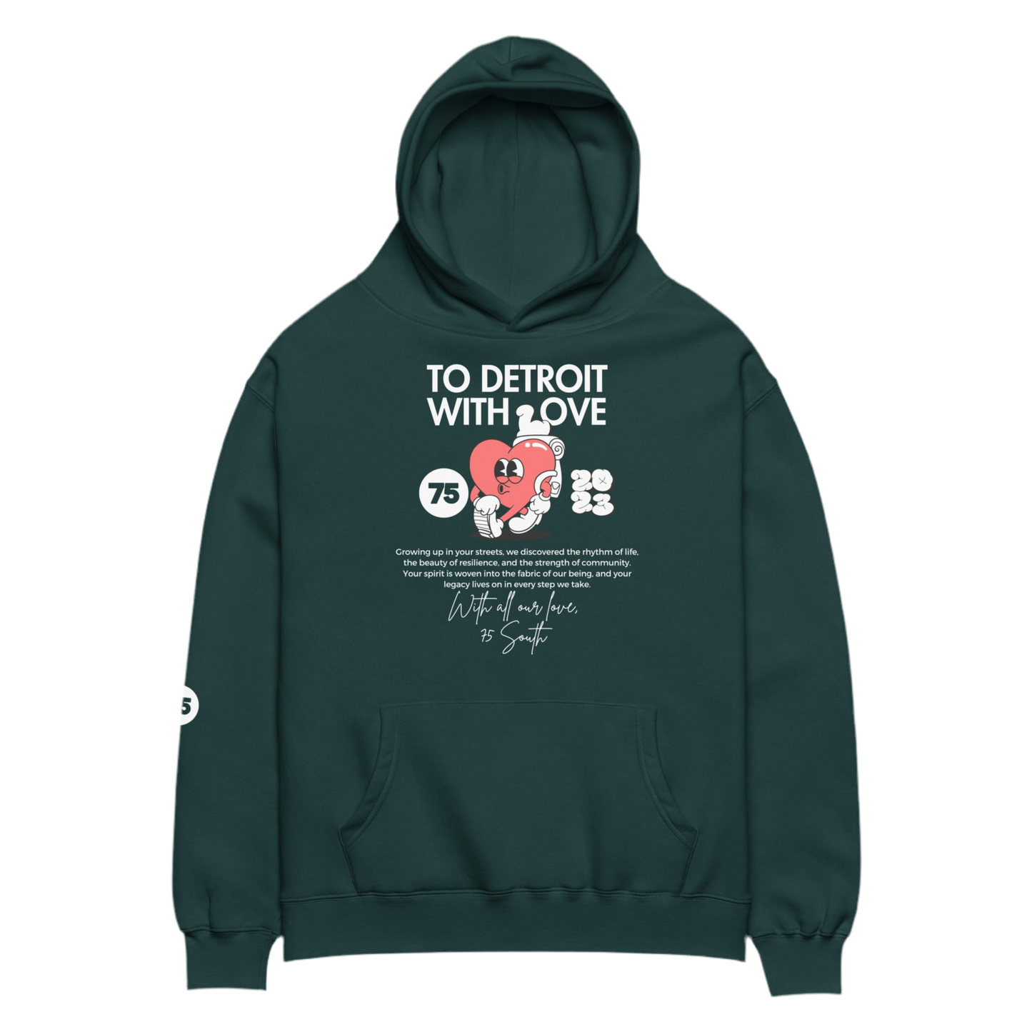 With All Our Love EST. 2023 Unisex oversized hoodie