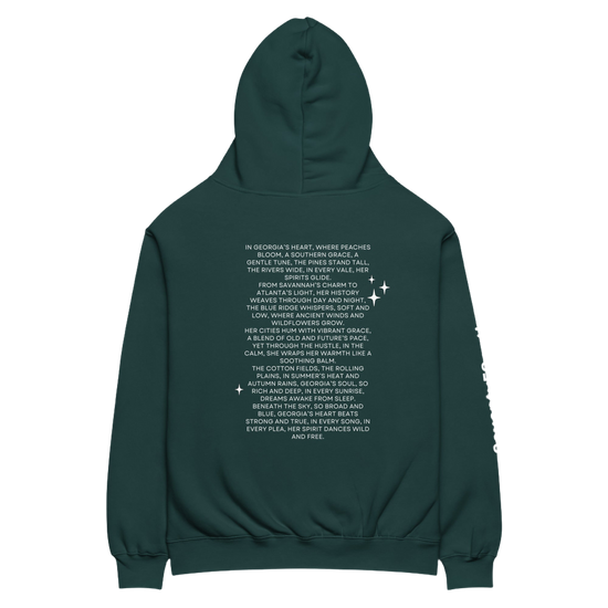 A Poem For Georgia Unisex oversized hoodie